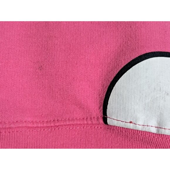 Disney Pink Minnie Mouse Angry Womens Sweatshirt M(7-9) Cotton/Polyester Crewnec - Picture 12 of 12